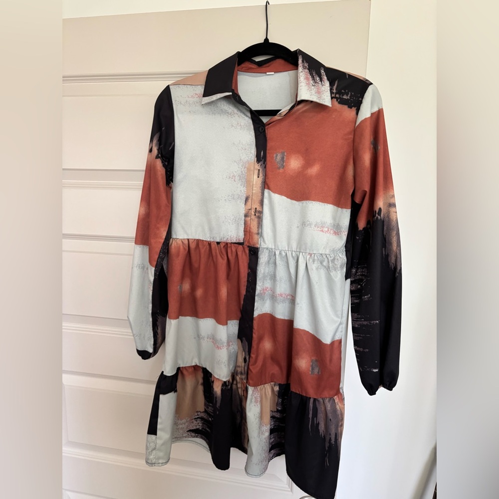 Abstract Color Block Dresses (2) - Picture 3 of 5